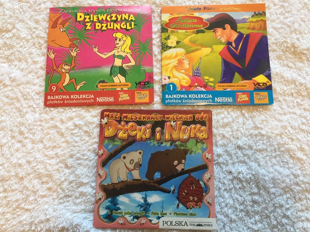 3x dvd bajki dla dzieci Disney okazja dla dziecka bajeczki