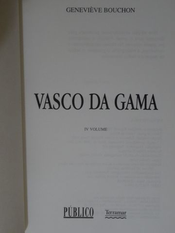 Vasco de Gama de Geneviève Bouchon - 4 Volumes