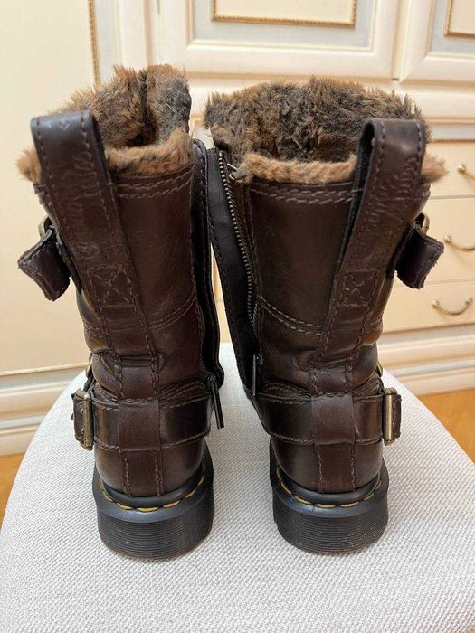 Dr Martens Womens Kristy Mid Faux Fur | жіночі зимові чоботи 36EU/5US