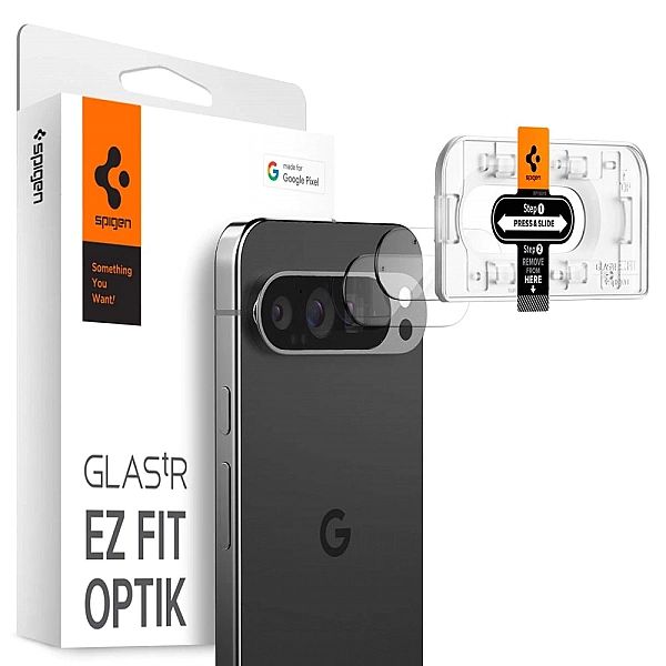 Szkło hartowane na aparat Spigen Optik.tR Ez Fit na Google Pixel 9 Pro