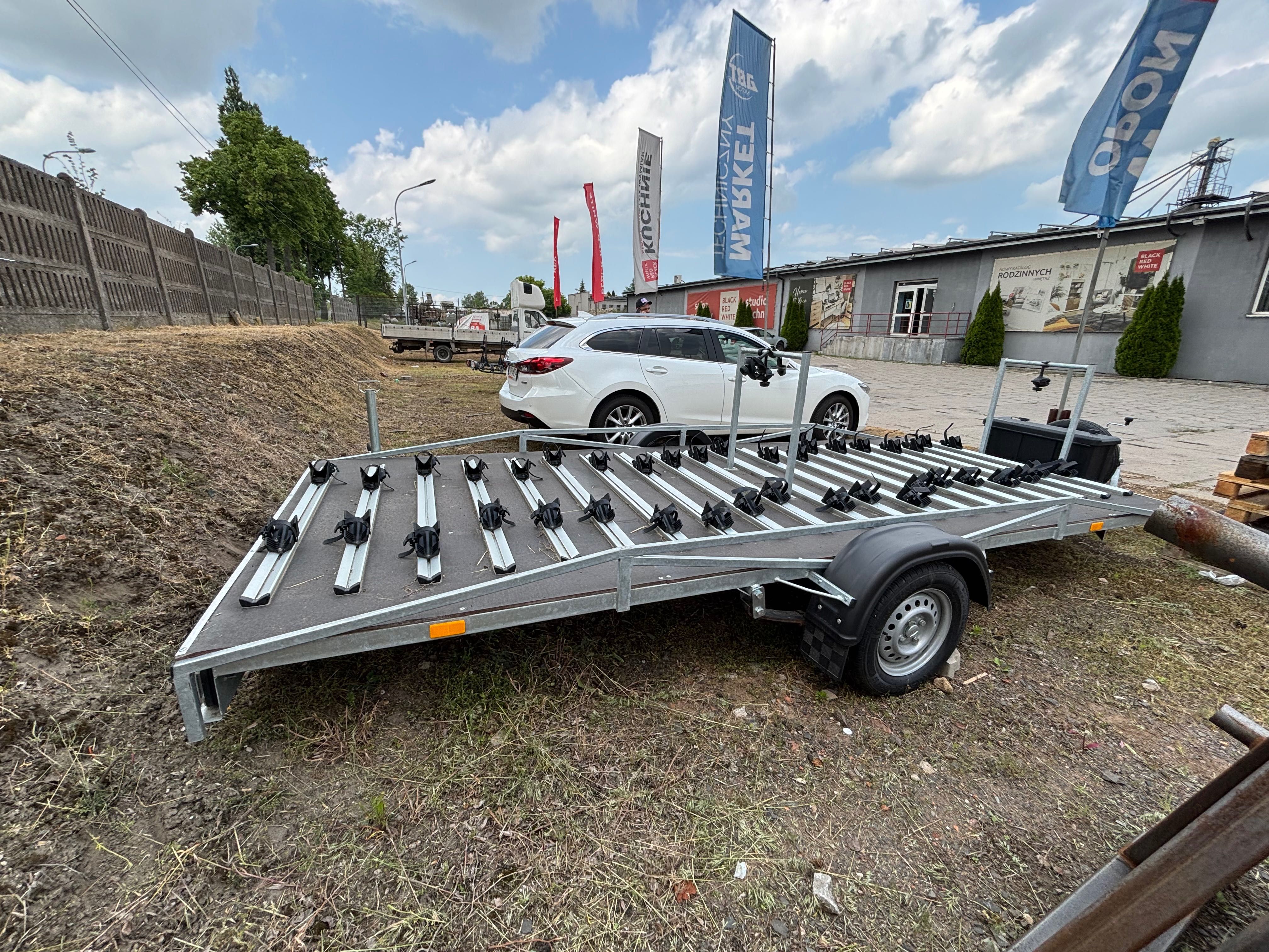 Przyczepka do przewozu 20 rowerów WYNAJEM