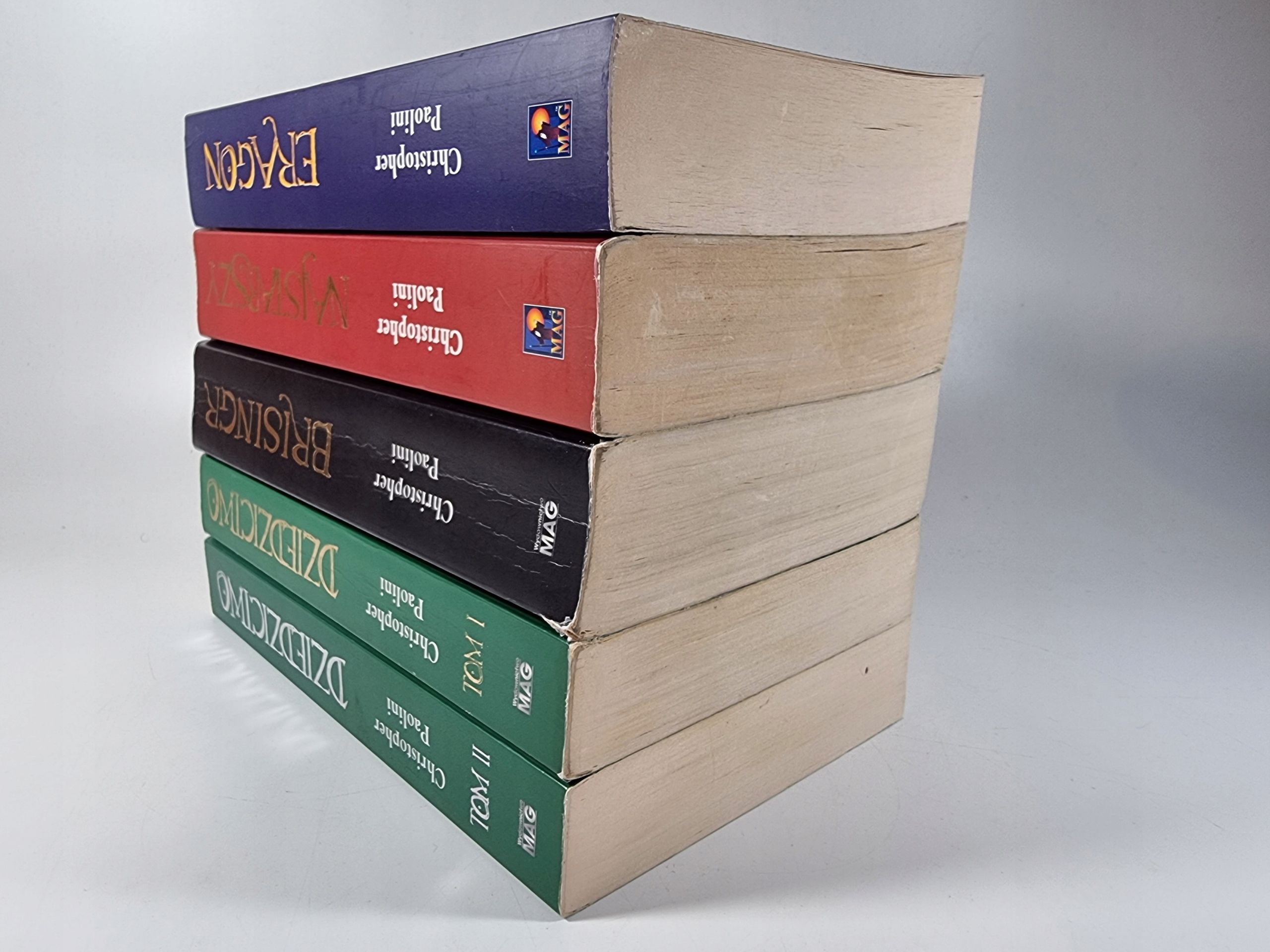 Seria Dziedzictwo / Eragon / zestaw 5 książek / Komplet / Paolini