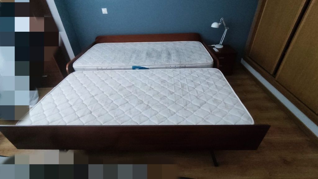 Cama dupla com gavetão