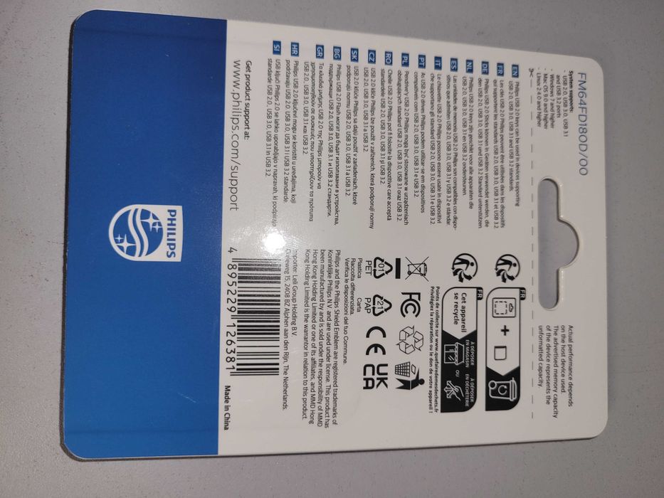 2x 64GB Pendrive Philips USB