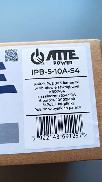 Switch PoE Atte IPB-5-10A-S4