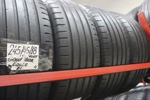 245-45-R18 DUNLOP & GOOD YEAR комплект шин летней резины GERMANY