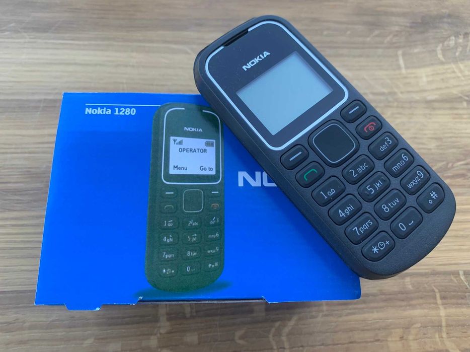 Мобільний телефон кнопковий 1280 (новий, Фінляндія)