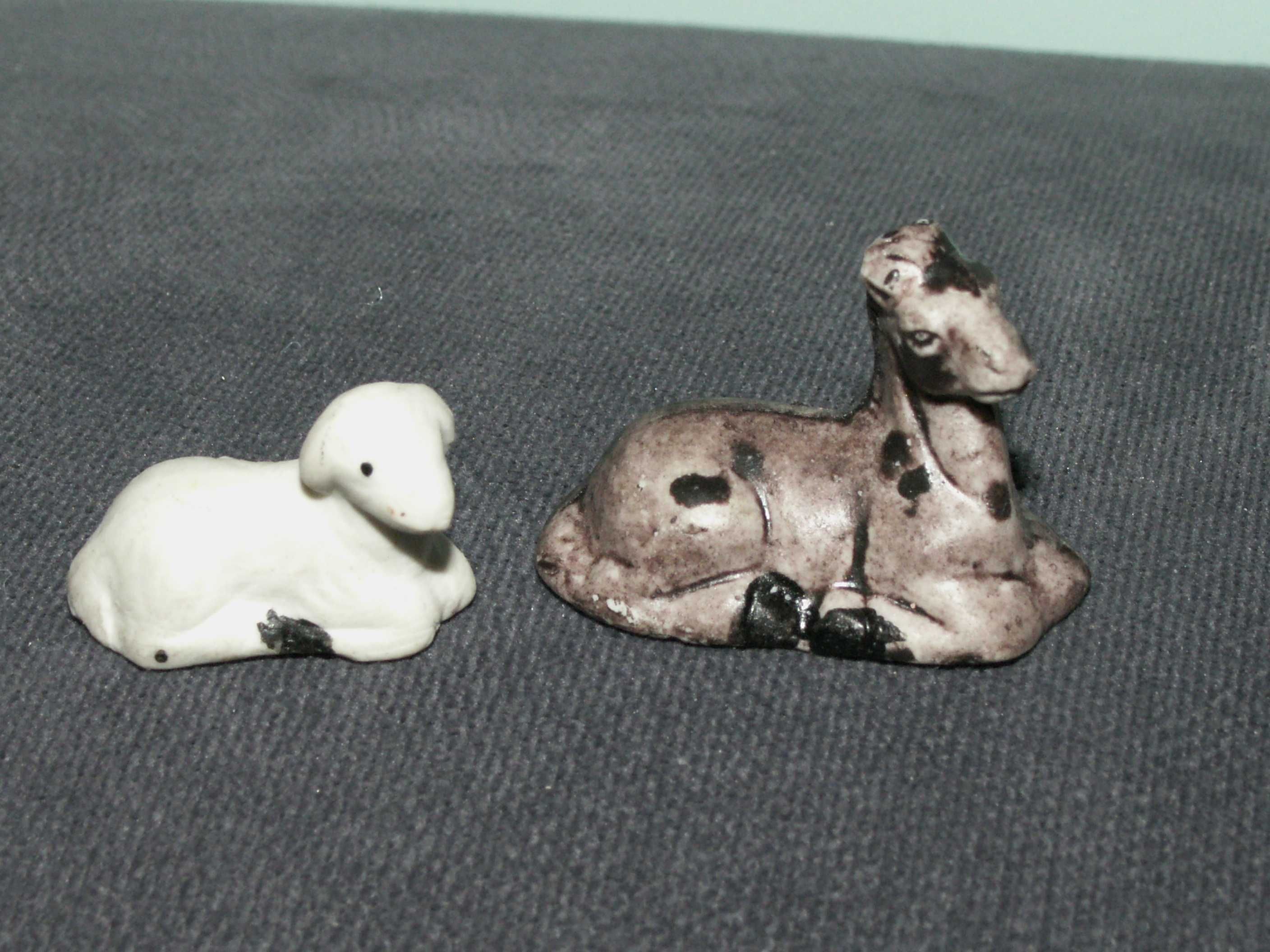 Mini szopka z ceramiki 6,5 cm Figurki do szopki = Stajenki - Stajenka