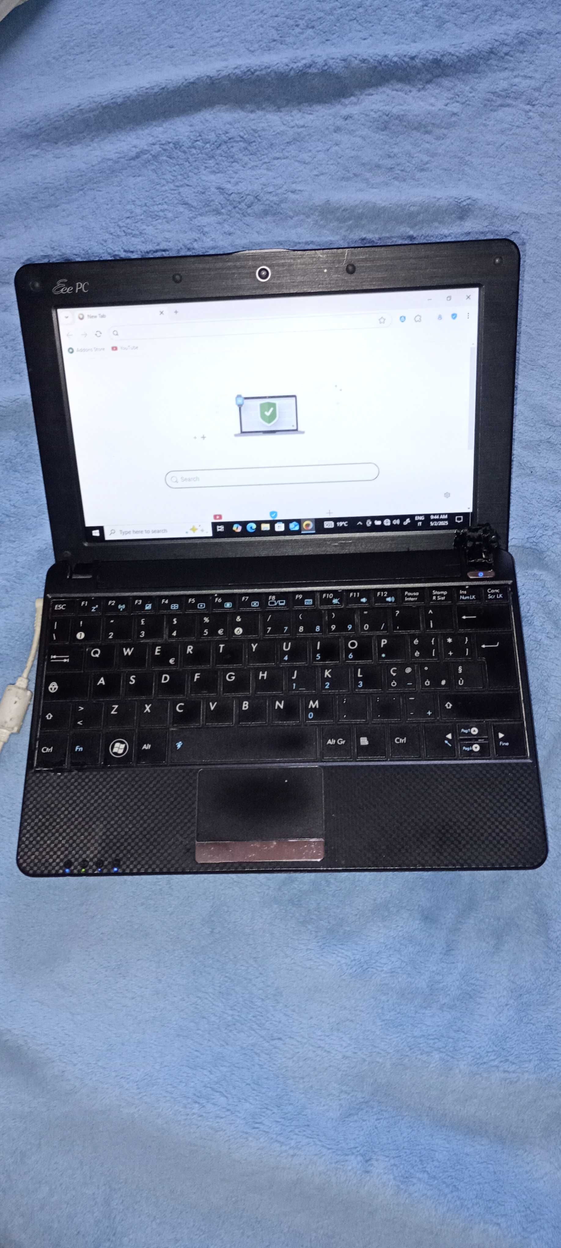 Computador portátil Netbook 10" Asus Seashell Eee 1001PX