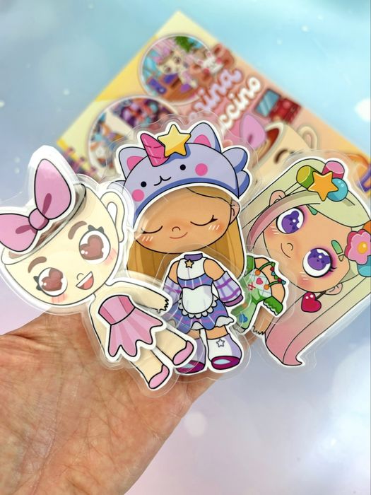 Album na rzepy Balerina Cappuccina, labubu, toca boca, pusheen