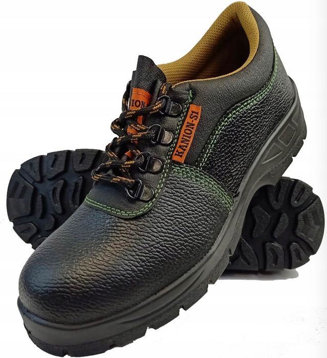 BUTY ROBOCZE 42  Skórzane Kanion S1 półbuty ze stalowym noskiem