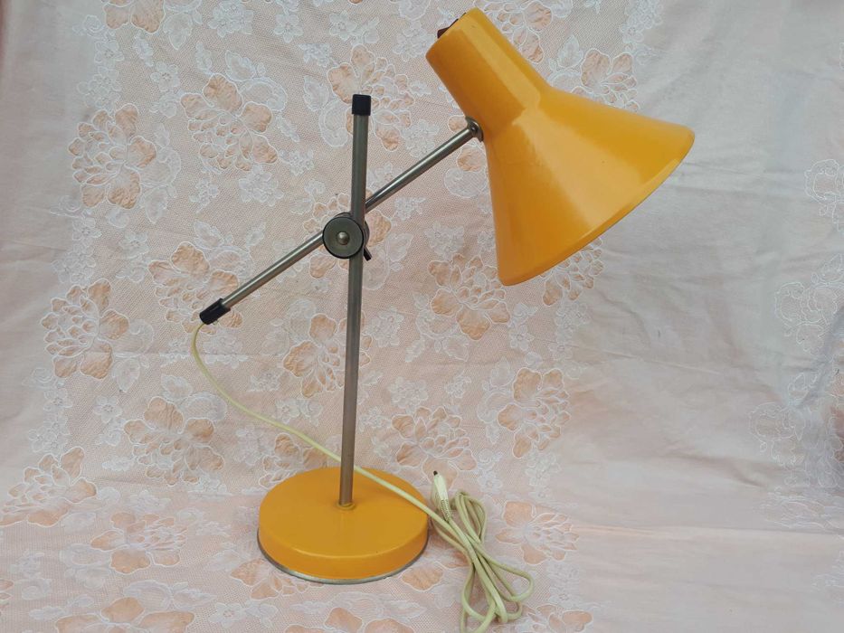 Stara metalowa lampka Polam Wilkasy 16.B 017 PRL