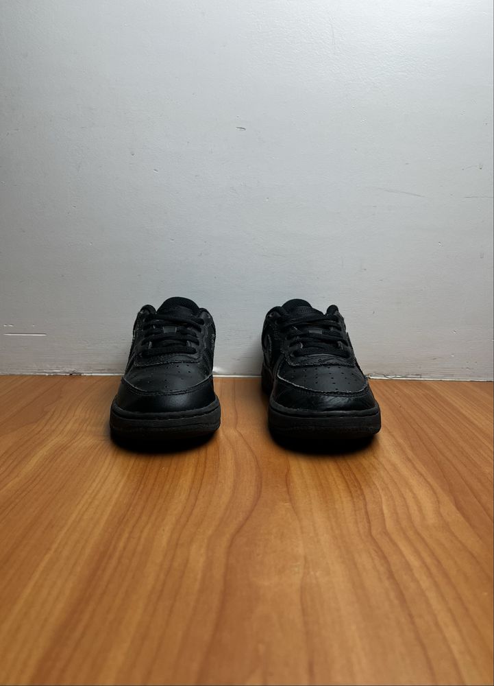 Кроссовки Nike Air Force 1 размер 28.5 оригинал детские кожаные чёрные