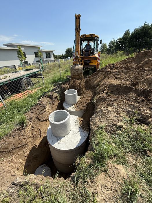Скатик під ключ, копка каналізації, траншеї , вигрібні ями, зб кільця