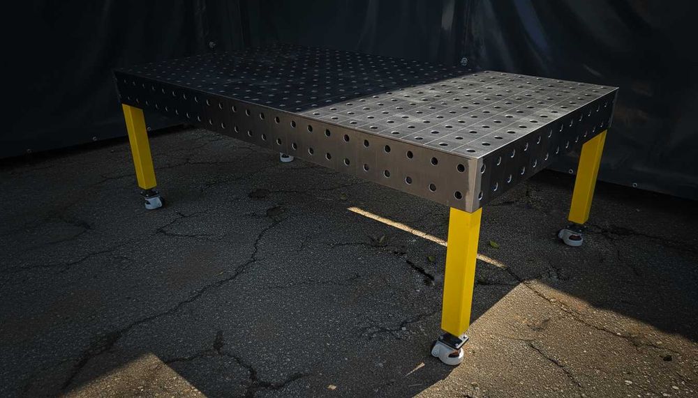 Stół spawalniczy, monterski, warsztatowy 240x120 S355 GR15