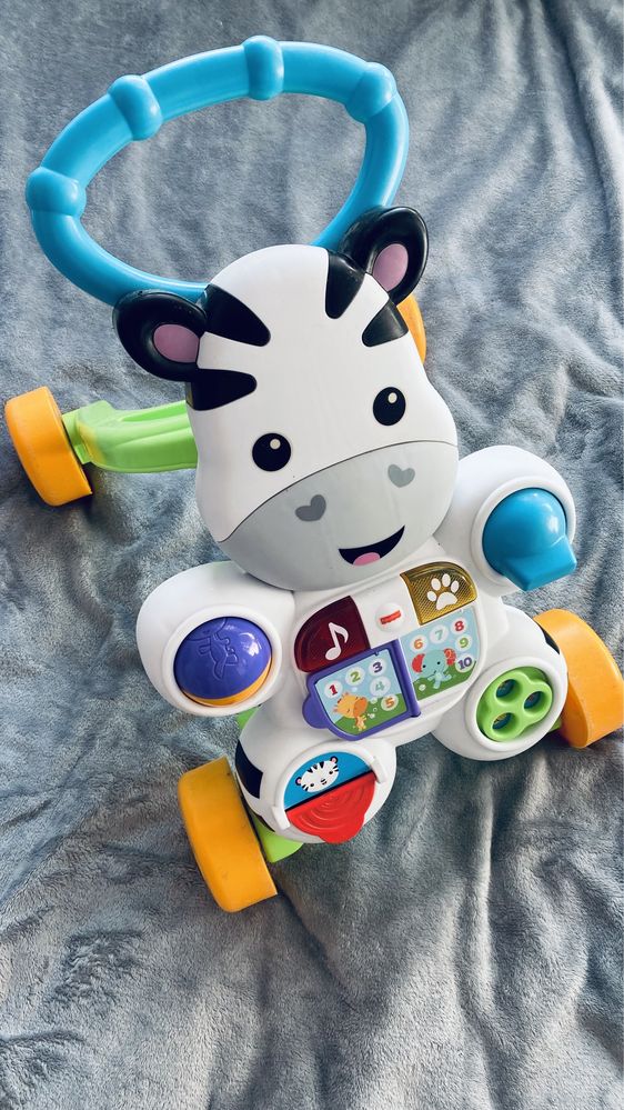 Zabawka jeździk chodzik dziecięcy Zebra Fisher Price