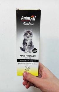 AnimAll ЭнимАлл паста для выведения шерсти у котов 100 г