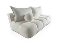 Kanapa sofa VIOLE BOUCLE rozkładana z funkcją spania + pojemnik