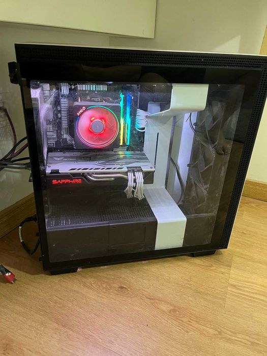 PC Gaming Ryzen 5 + RX 580 + SSD Samsung + NZXT H210 | Pronto a usar