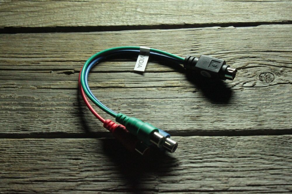 Кабель-Переходник S-Video "3 RCA to 7 DIN" (7 Pin S-Video - RGB Cable)