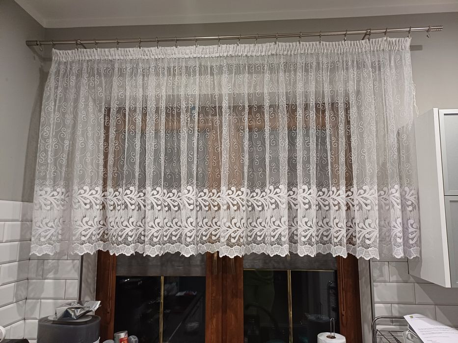 Firanka na okno 2 szt