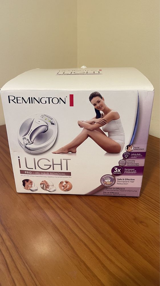 Depiladora luz pulsada Remington Ilight pro