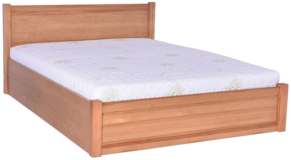 Łóżko sosnowe ALEKSANDRYT 4 STOLMIS R.D podnoszone 140x200