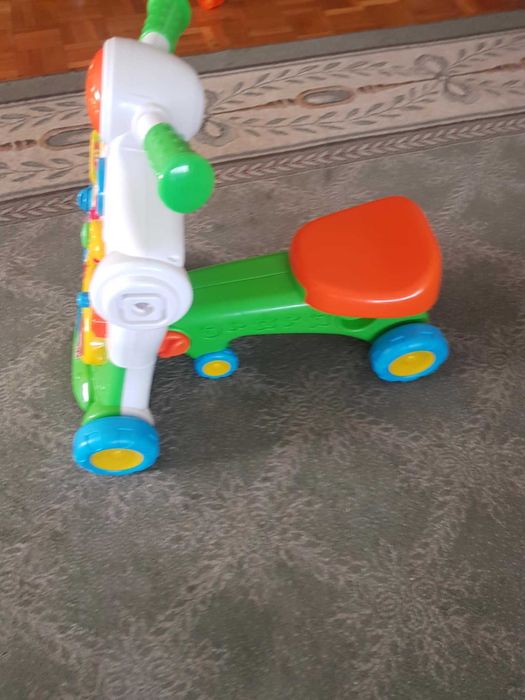 chodzik pchacz jezdzik balkonik do nauki 3 w 1 prawie nowy
