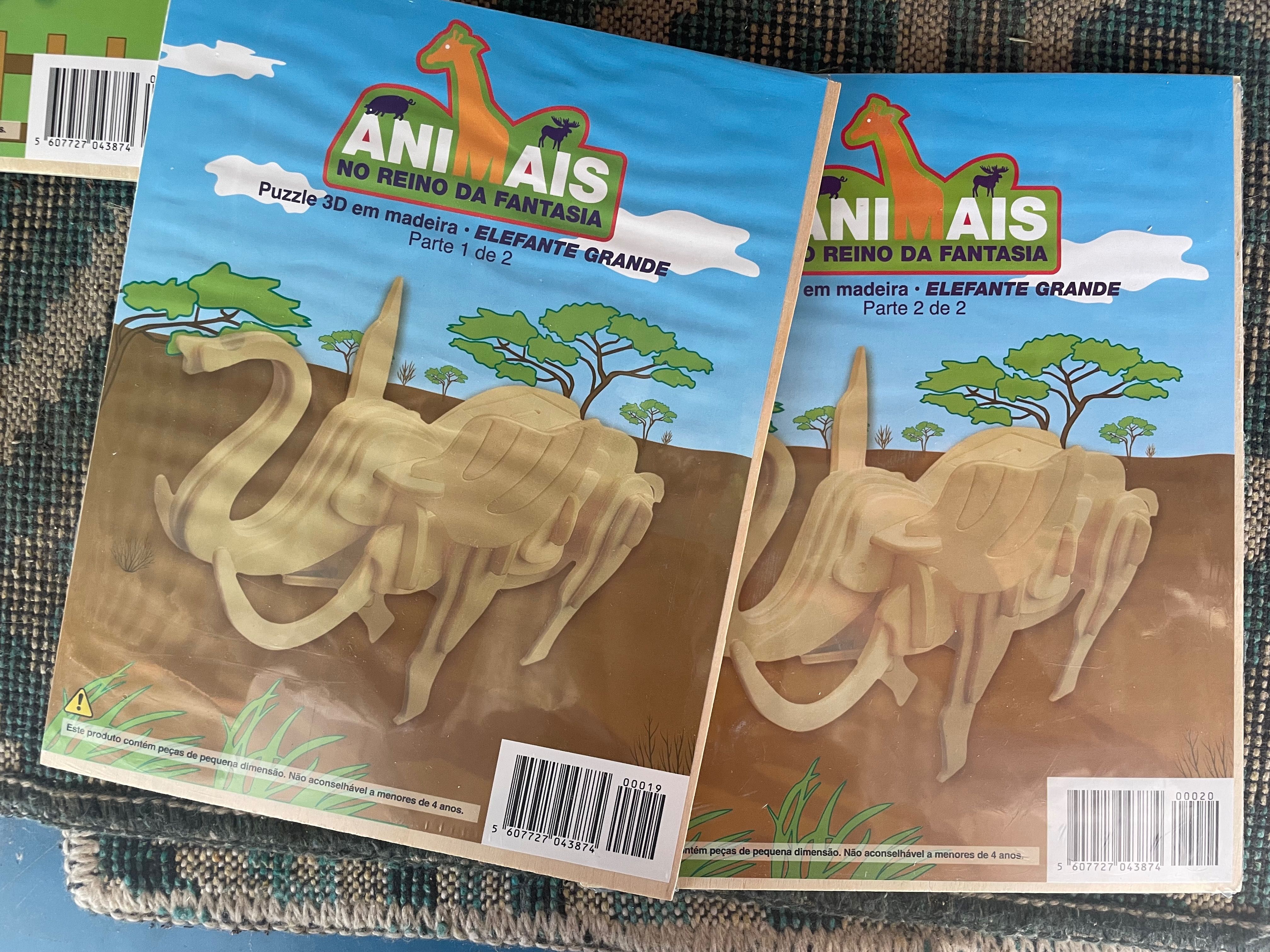 Puzzle madeira - Animais