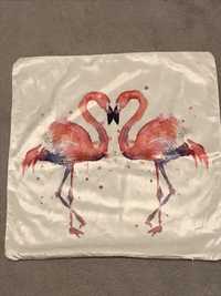 Poszewka ozdobna j.Nowa flamingi 45x45