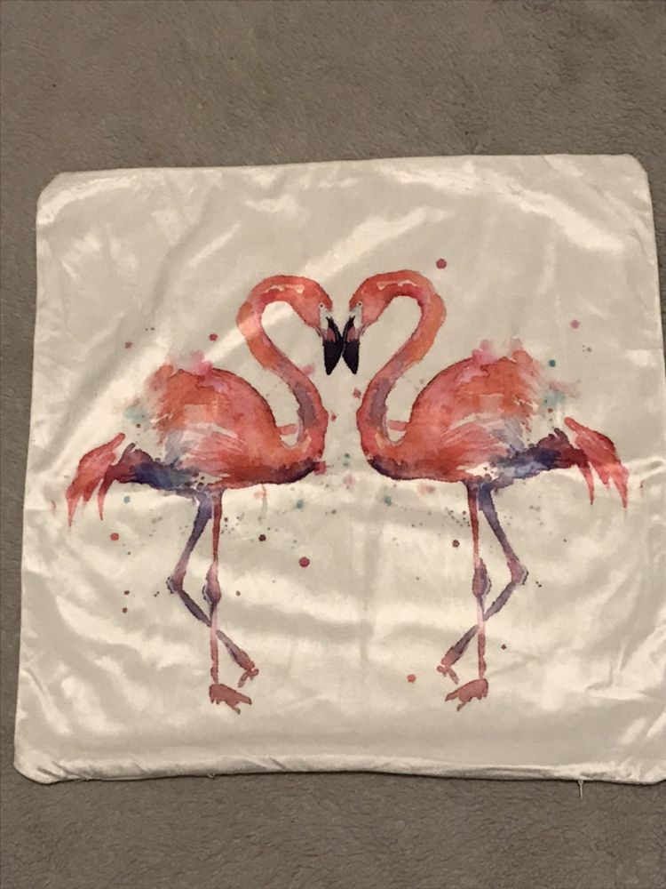 Poszewka ozdobna j.Nowa flamingi 45x45