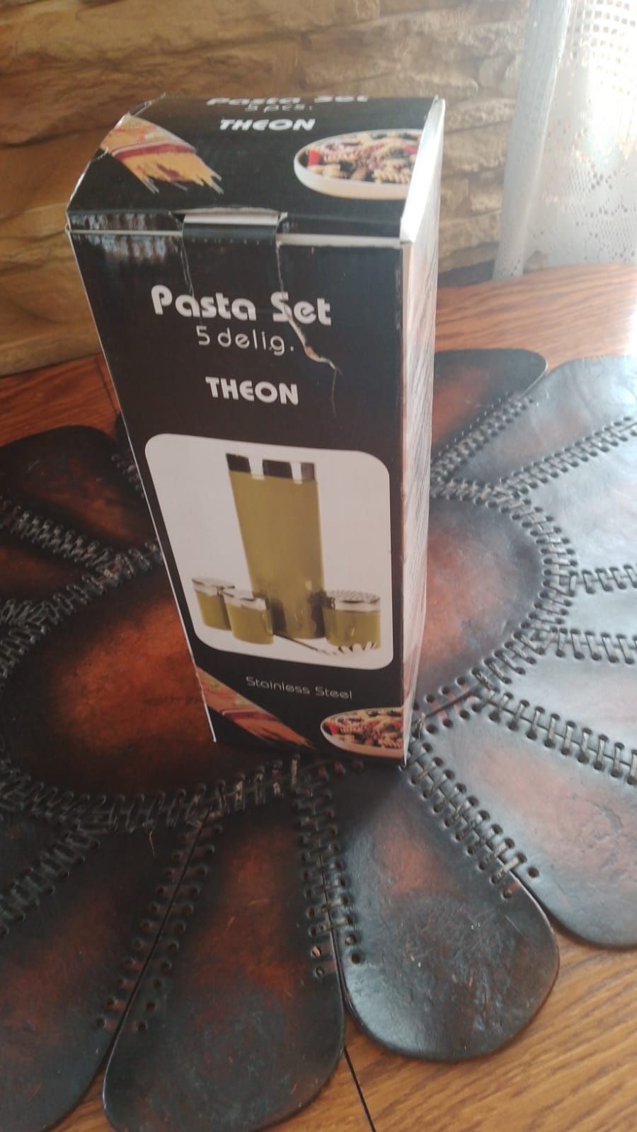 Pojemnik puszka na makaron zestaw 5elementów do makaronu