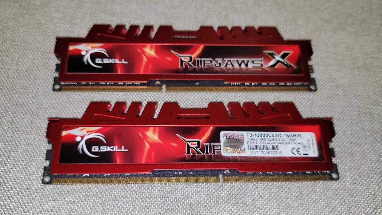 Оперативна пам'ять ПК G.Skill DDR3 2х4 8Gb  1600MB