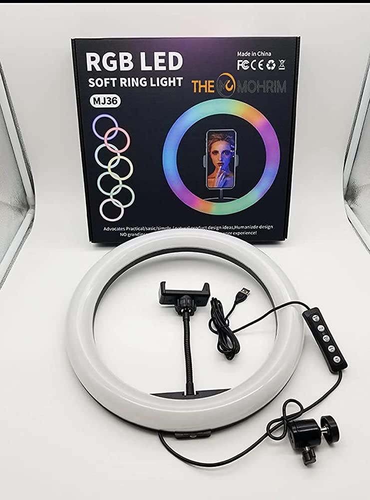 36 см. Кольцевая LED лампа RGB MJ36 для Tik Tok. Оригинал 100%