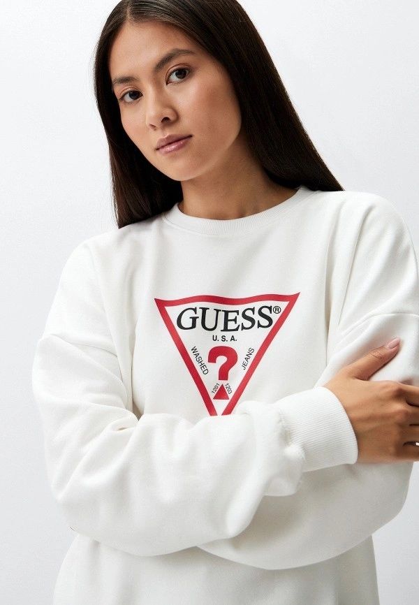 Білий світшот guess розмір 38