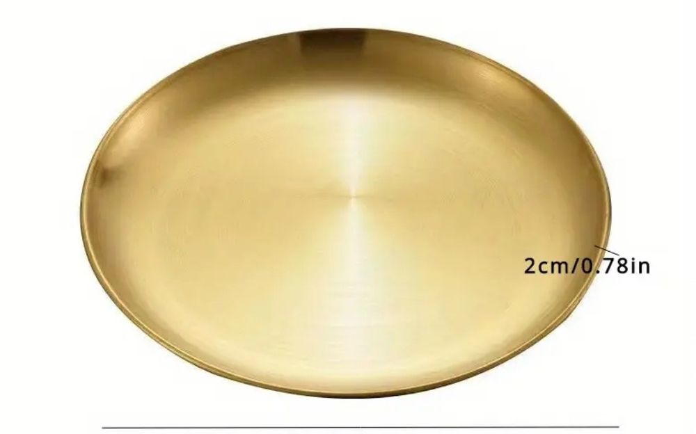 Kpl.7szt.Pięknych,stylowych,uniwersalnych Tac o średnicy 29cm.