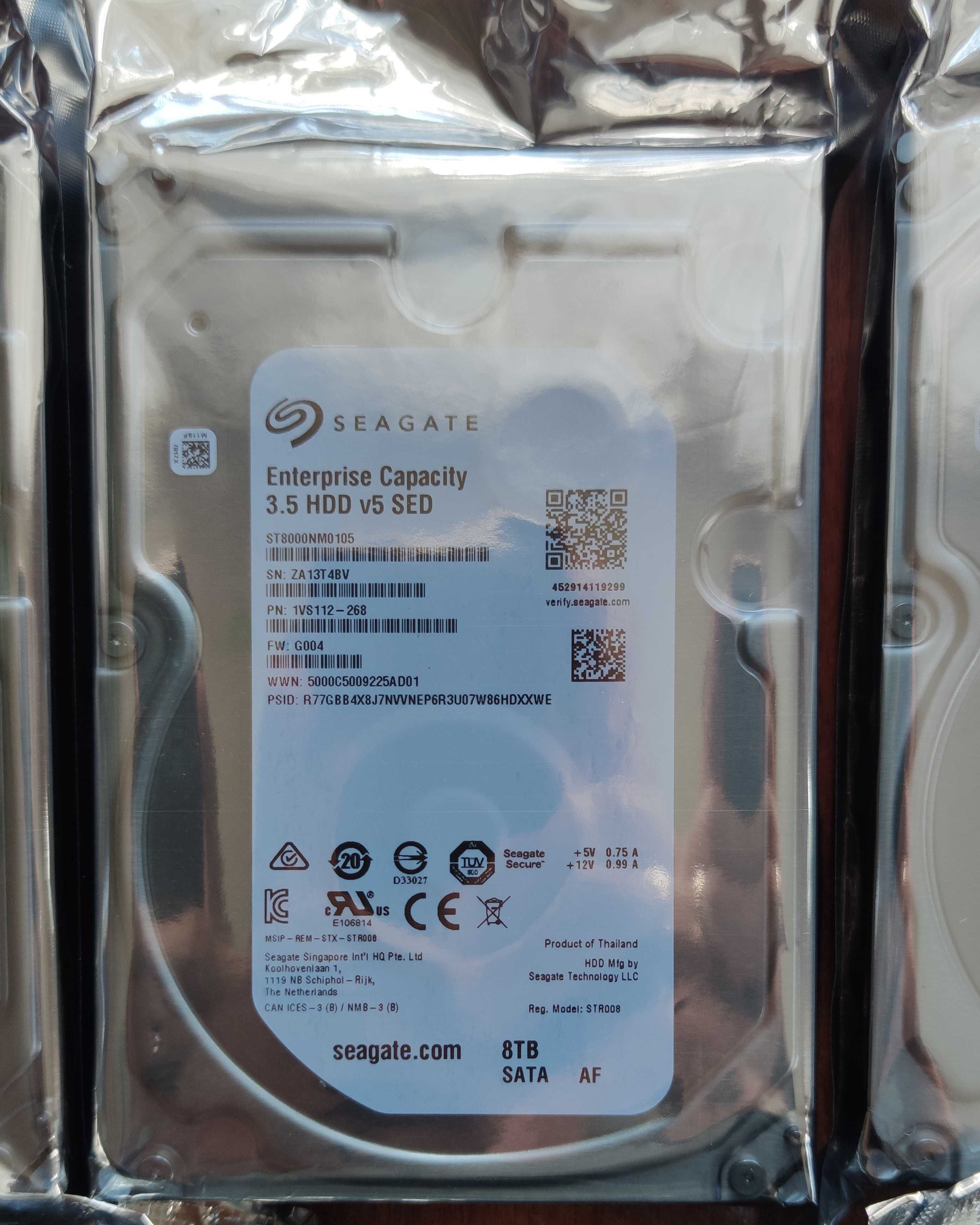 Seagate ST8000NM0105 MDD MD8000GSA25672E 8TB 7200 RPM 256MB Cache SATA