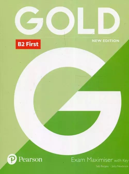 Gold B2 First. Exam Maximiser with key. Pearson. Nowy Produkt