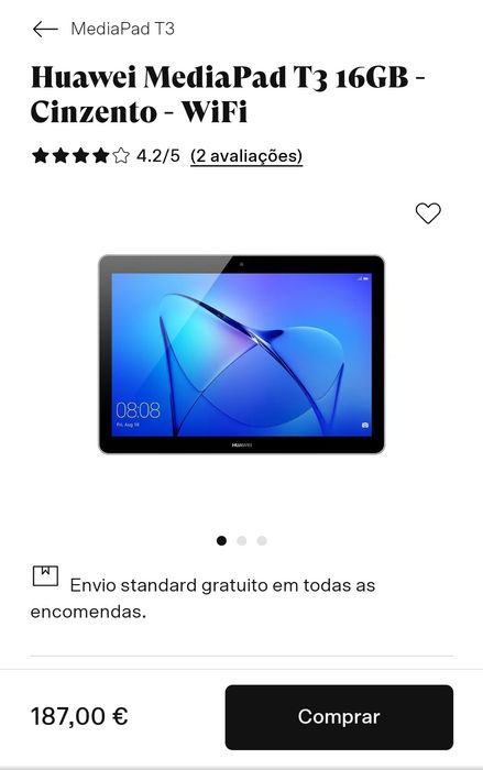 Tablet Huawei Media pad