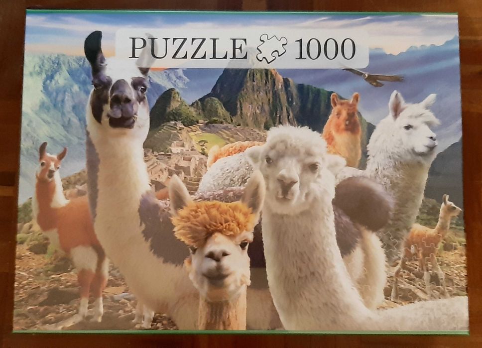 PUZZLE 1000 Peças: LAMAS EM MACHU PICHU - Novo! A Estrear! SELADO!