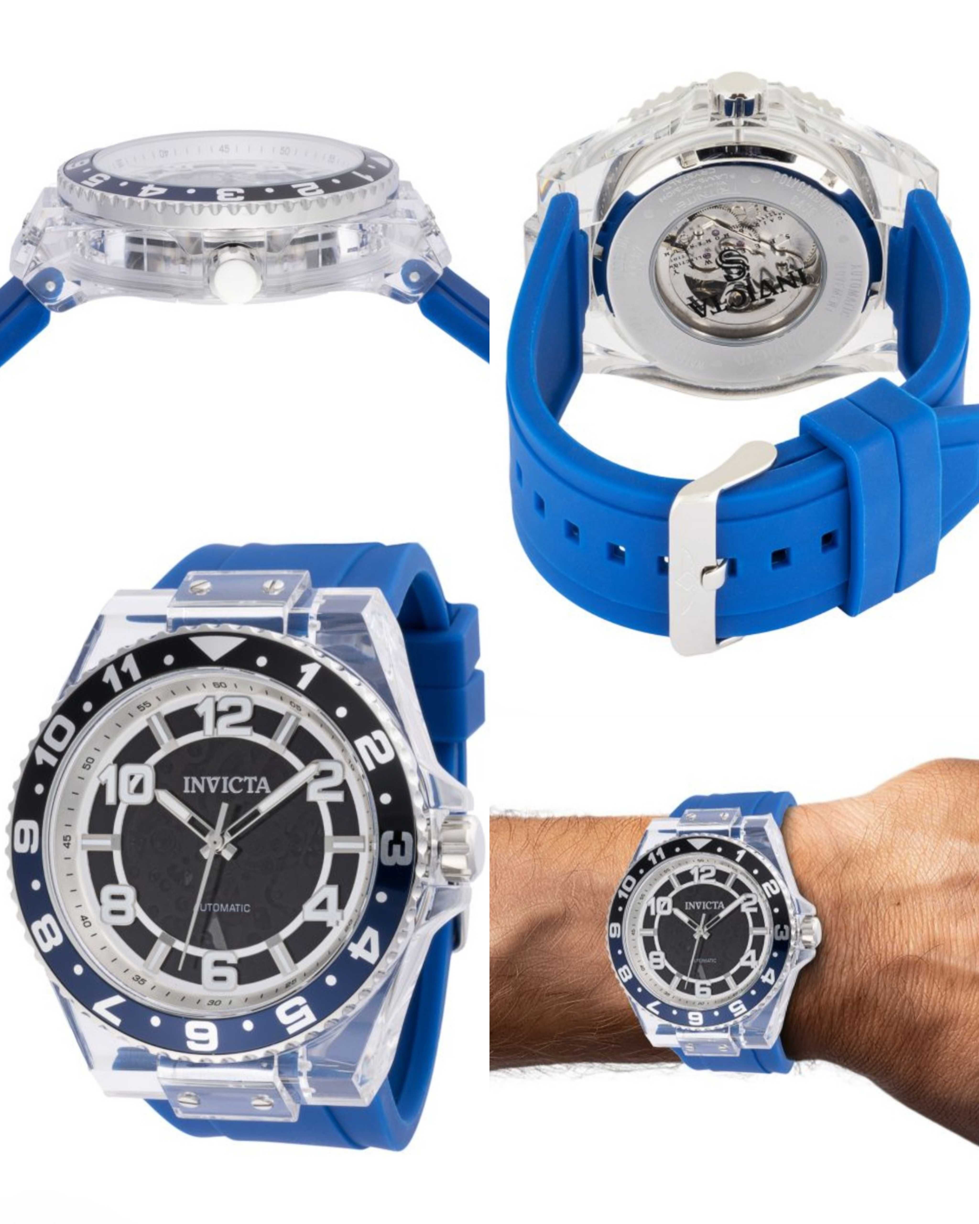 Мужские часы скелетон Invicta Speedway Automatic  (Инвикта)