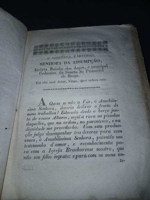 Antigo livro Religioso Ano 1837