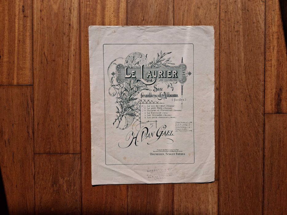 Conjunto 3 Partituras para Piano Antigas - Música Diversa