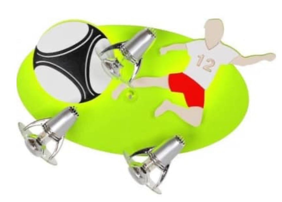 Kinkiet football - lampa dla małego pilkarza