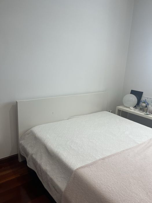 Ikea Cama Malm Branco 140x200