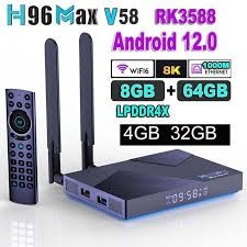 Smart tv box H96 Max V58 rk3588