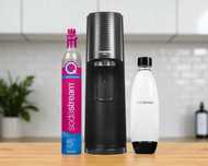 Ekspres Do Wody Gazowanej SodaStream Terra Z NABOJEM I Butelką Nowy