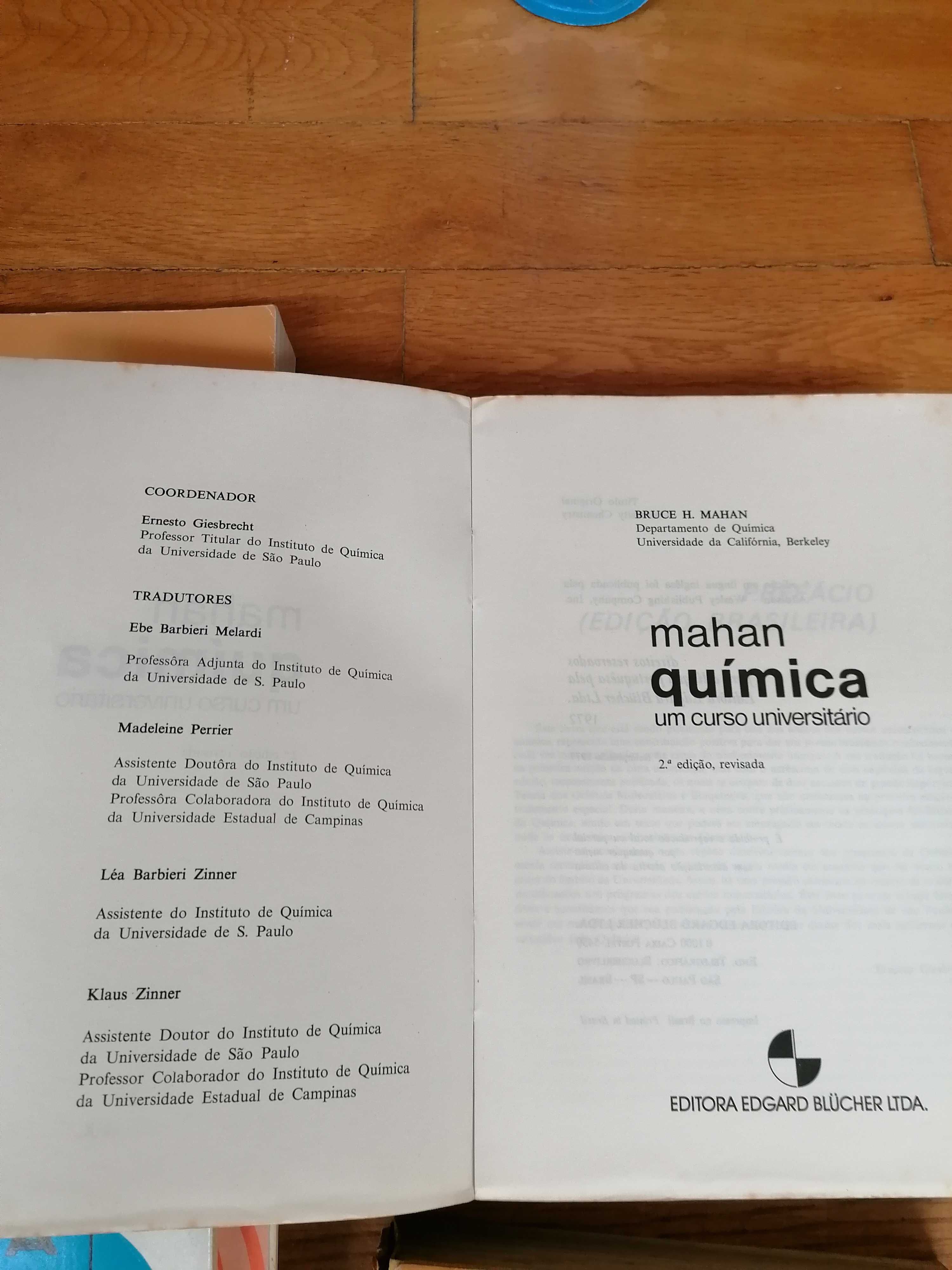 livros de física e química