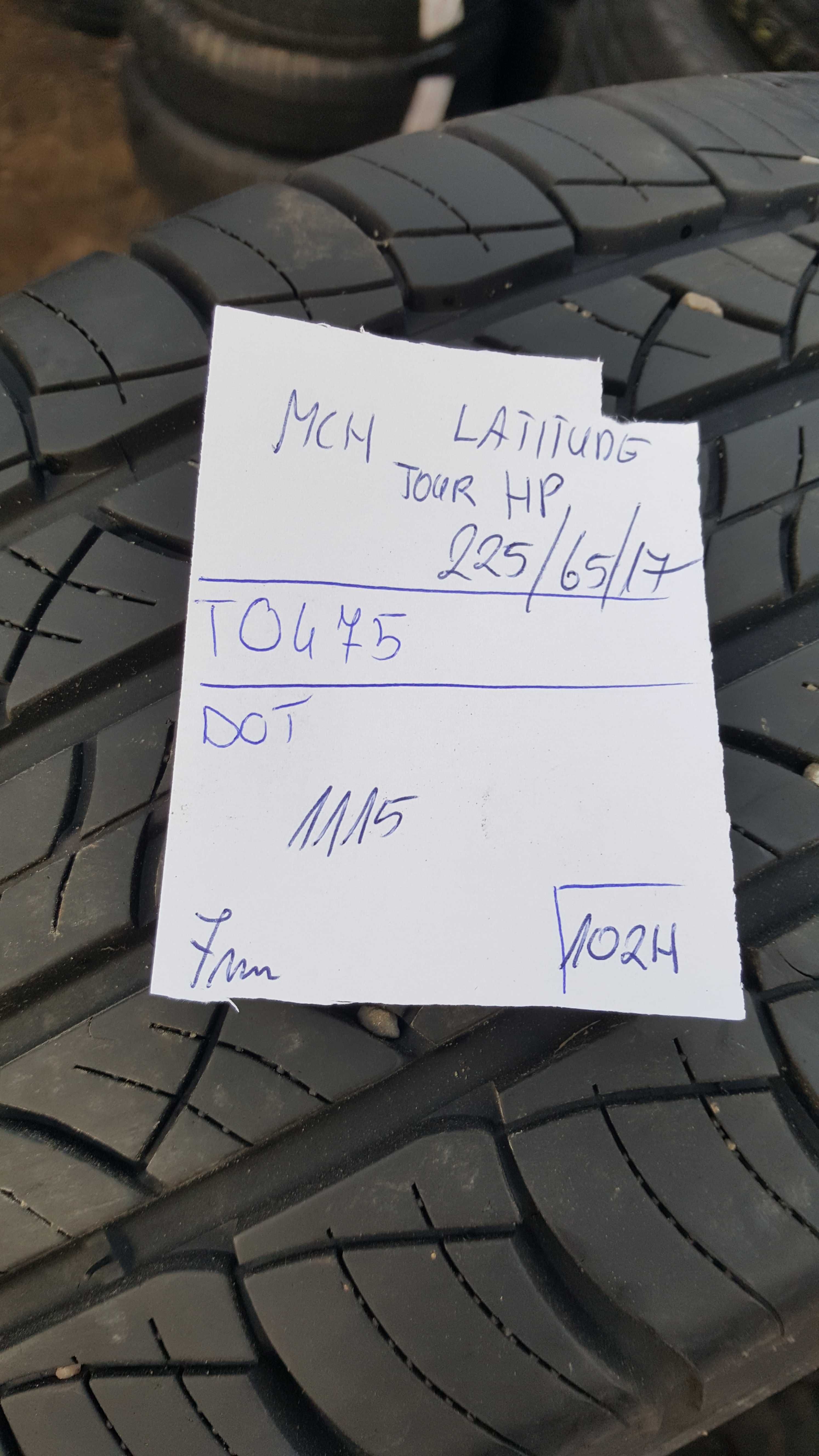 Michelin 225/65 r17 Latitude Tour HP /// 7mm!!!