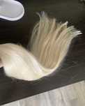 Włosy naturalne blond ciemny brąz